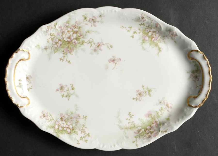 Schleiger 146A 11" Oval Serving Platter by Haviland-1