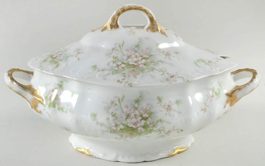 Schleiger 146A Oval Tureen & Lid by Haviland-1