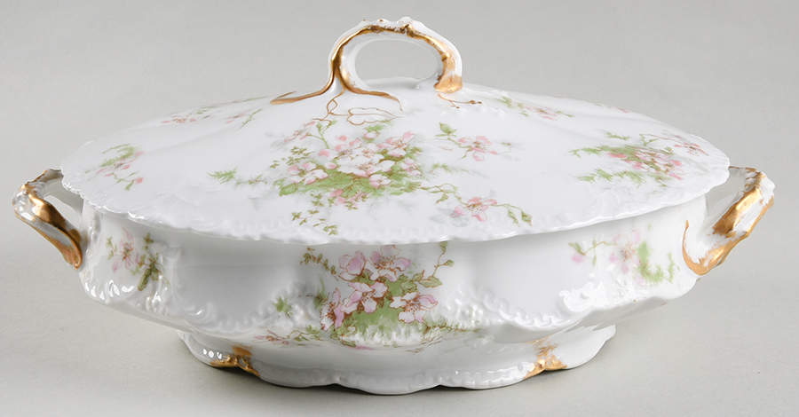Schleiger 146B Oval Covered Vegetable by Haviland-1