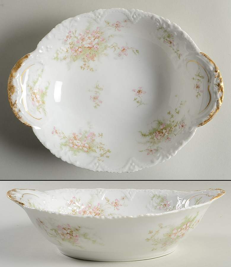 Schleiger 146B 10" Oval Vegetable Bowl by Haviland-1