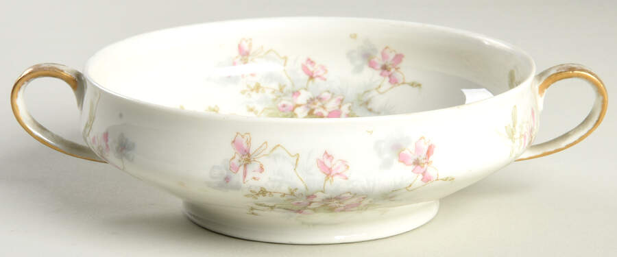 Schleiger 146D Footed Cream Soup Bowl by Haviland-1