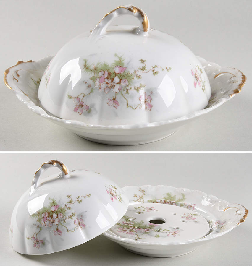 Schleiger 146E Round Covered Butter by Haviland-1