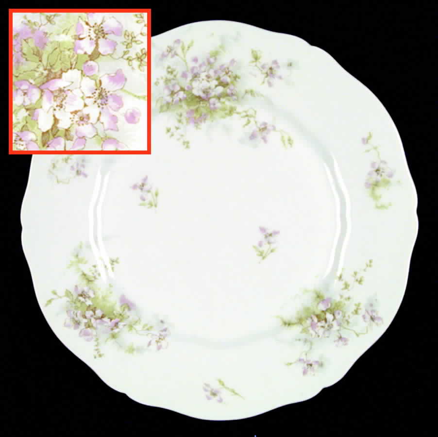Schleiger 146k Dinner Plate by Haviland-1