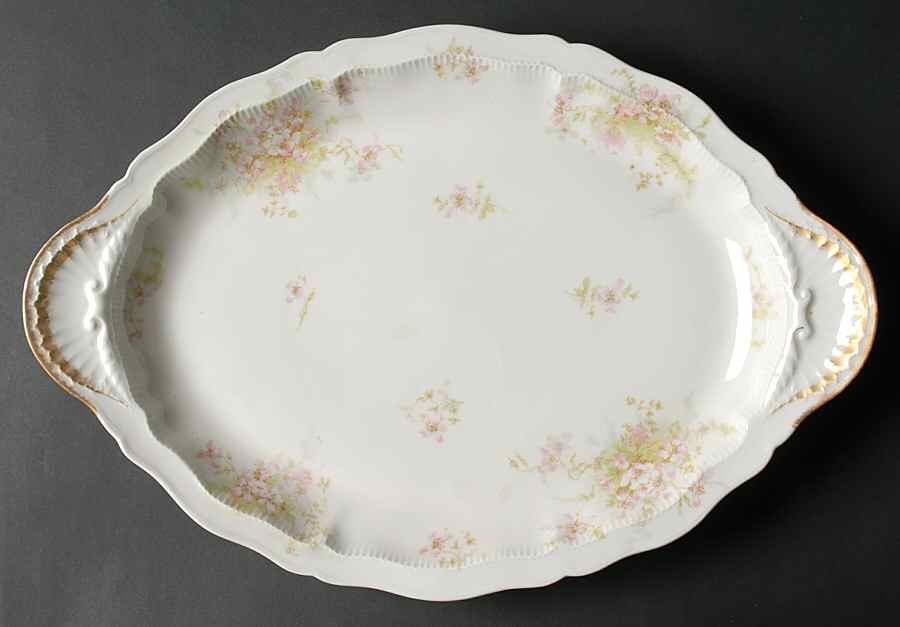 Schleiger 146k 16" Oval Serving Platter by Haviland-1