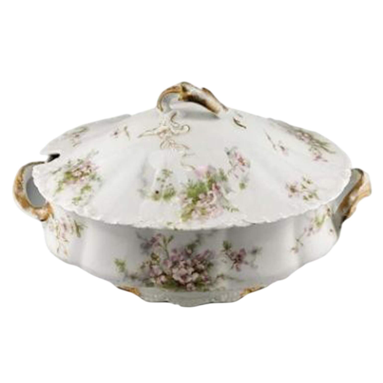 Schleiger 146M Tureen &  Lid by Haviland-1