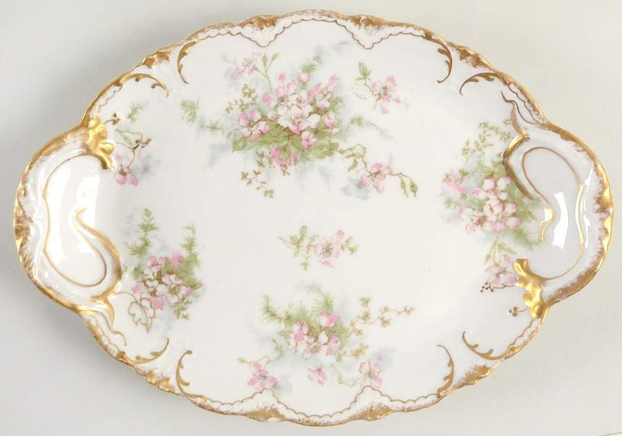 Schleiger 146N 10" Oval Serving Platter by Haviland-1