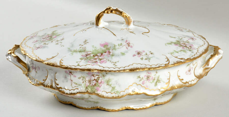 Schleiger 146N Oval Covered Vegetable by Haviland-1
