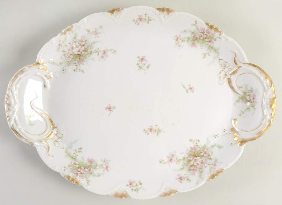 Schleiger 146O 18" Oval Serving Platter by Haviland-1