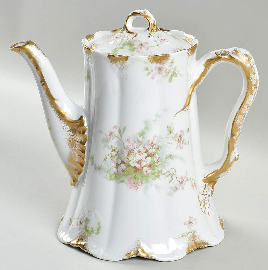 Schleiger 146O Coffee Pot & Lid by Haviland-1