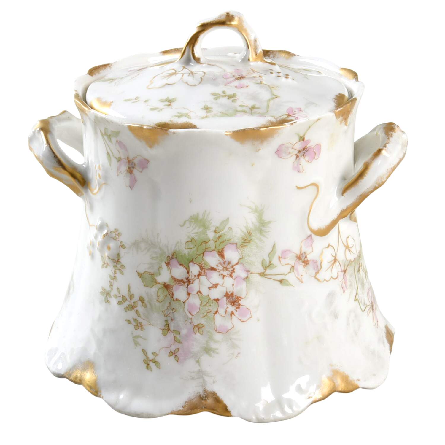 Schleiger 146O Oversize Sugar Bowl & Lid by Haviland-1