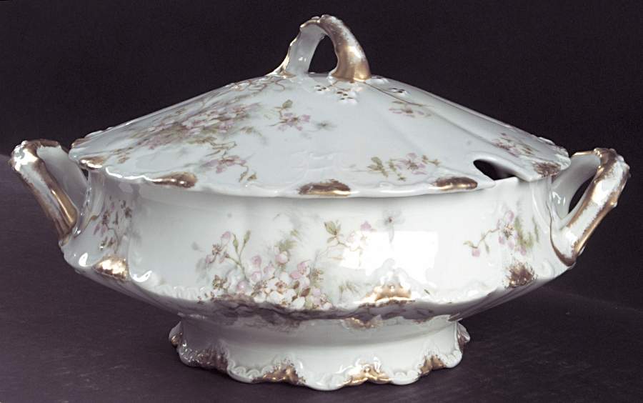 Schleiger 146O Tureen &  Lid by Haviland-1