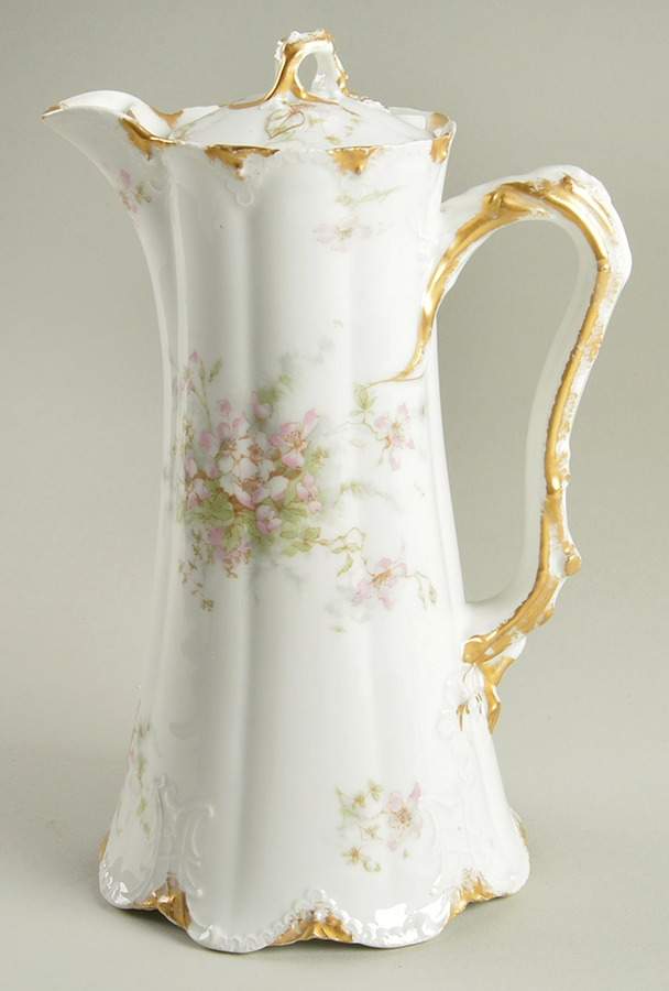 Schleiger 146O Chocolate Pot & Lid by Haviland-1