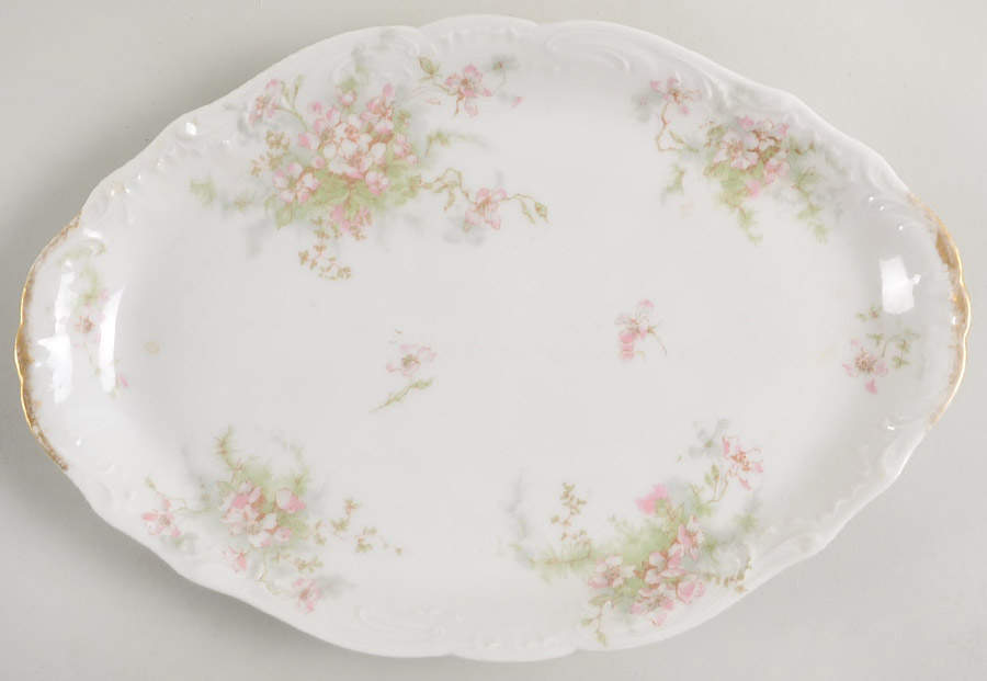 Schleiger 146P 11" Oval Serving Platter by Haviland-1