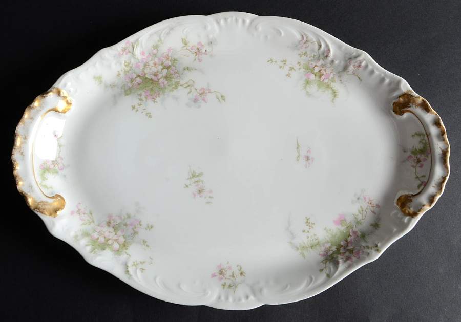 Schleiger 146P 14" Oval Serving Platter by Haviland-1