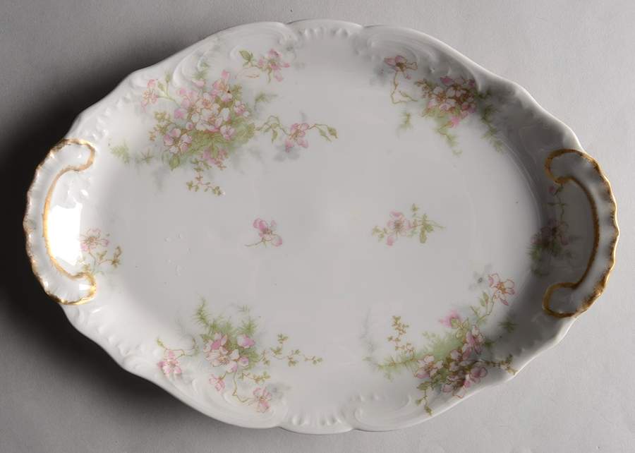 Schleiger 146P 11" Oval Serving Platter by Haviland-1