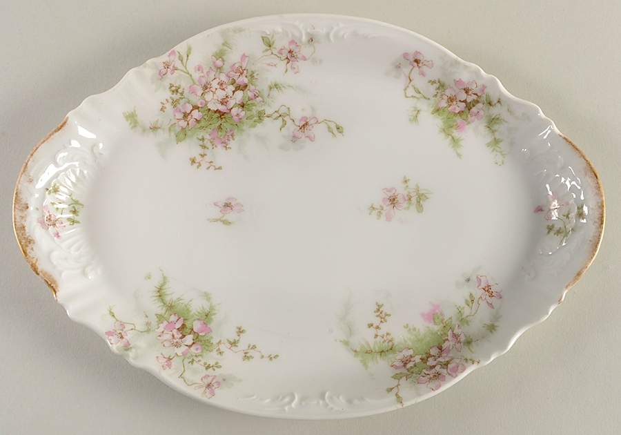 Schleiger 146P 11" Oval Serving Platter by Haviland-1