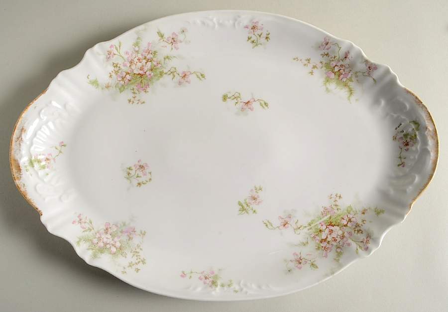 Schleiger 146P 16" Oval Serving Platter by Haviland-1