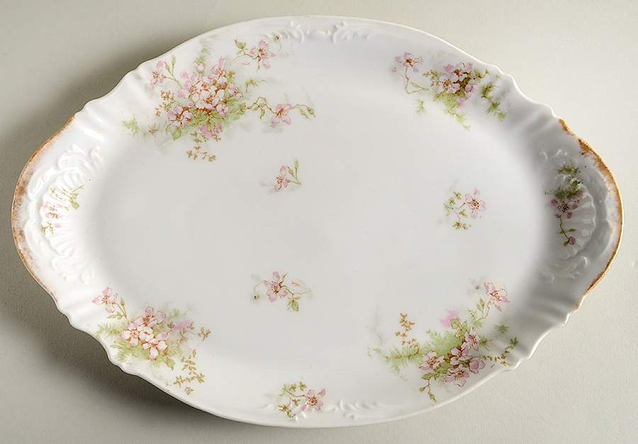 Schleiger 146P 14" Oval Serving Platter by Haviland-1