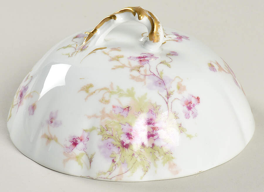Schleiger 147D Lid for Round Butter by Haviland-1