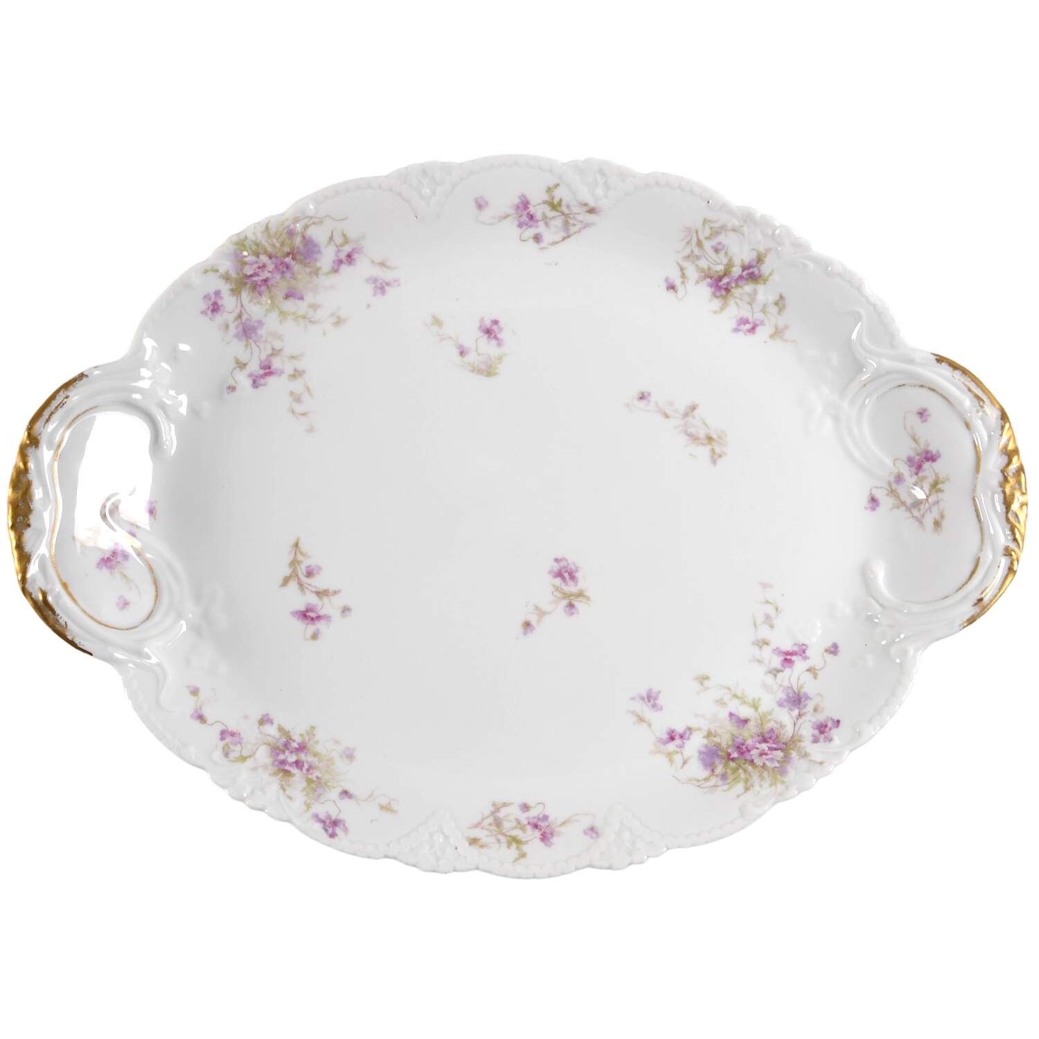 Schleiger 147D 18" Oval Serving Platter by Haviland-1