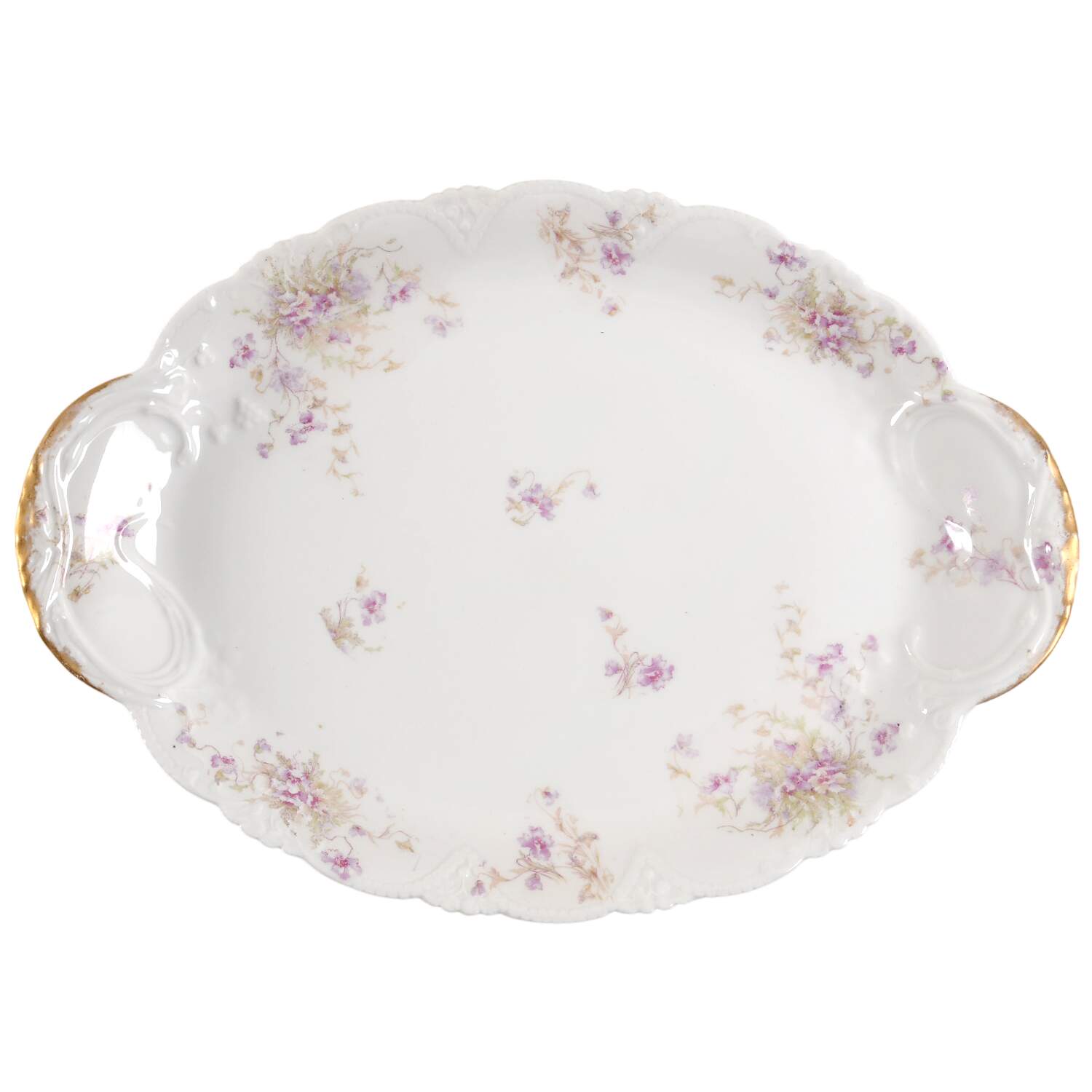 Schleiger 147D 16" Oval Serving Platter by Haviland-1