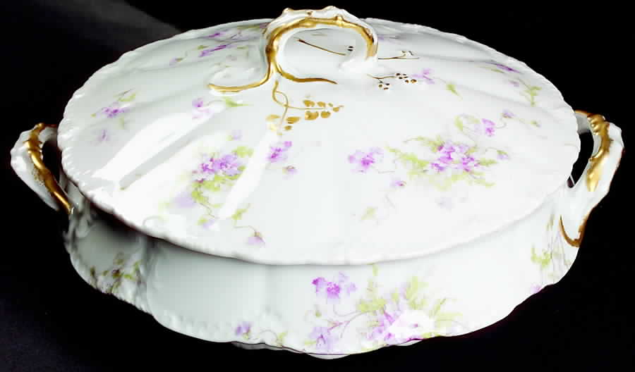Schleiger 147D Round Covered Vegetable by Haviland-1