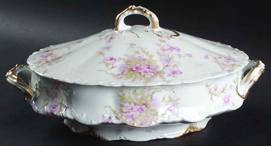 Schleiger 147D Oval Covered Vegetable by Haviland-1