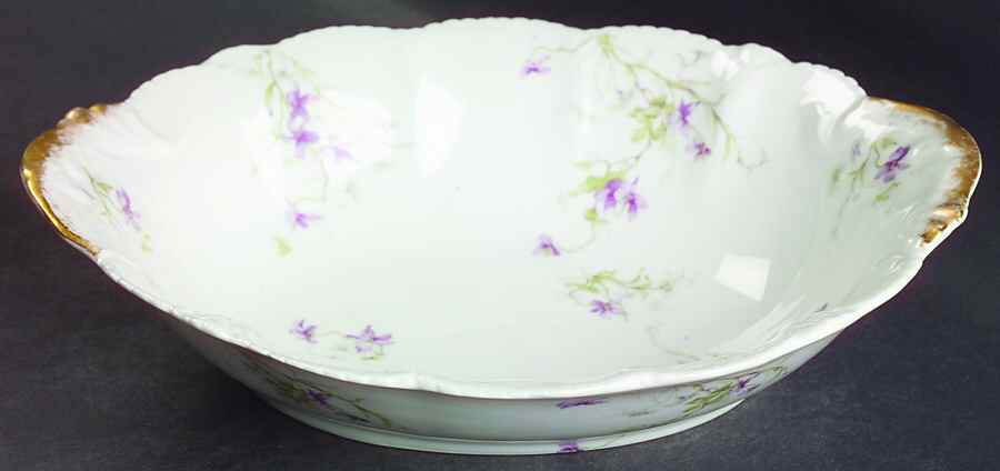 Schleiger 148a 9" Oval Vegetable Bowl by Haviland-1