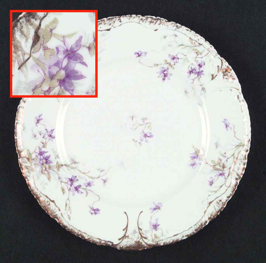 Schleiger 148b Luncheon Plate by Haviland-1