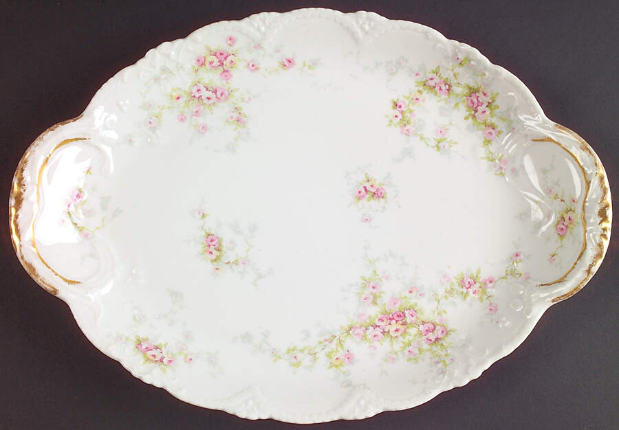 Schleiger 149 11" Oval Serving Platter by Haviland-1