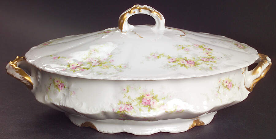 Schleiger 149 Oval Covered Vegetable by Haviland-1