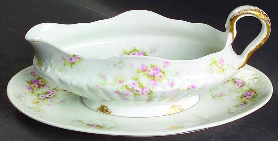 Schleiger 149B Gravy Boat & Underplate by Haviland-1