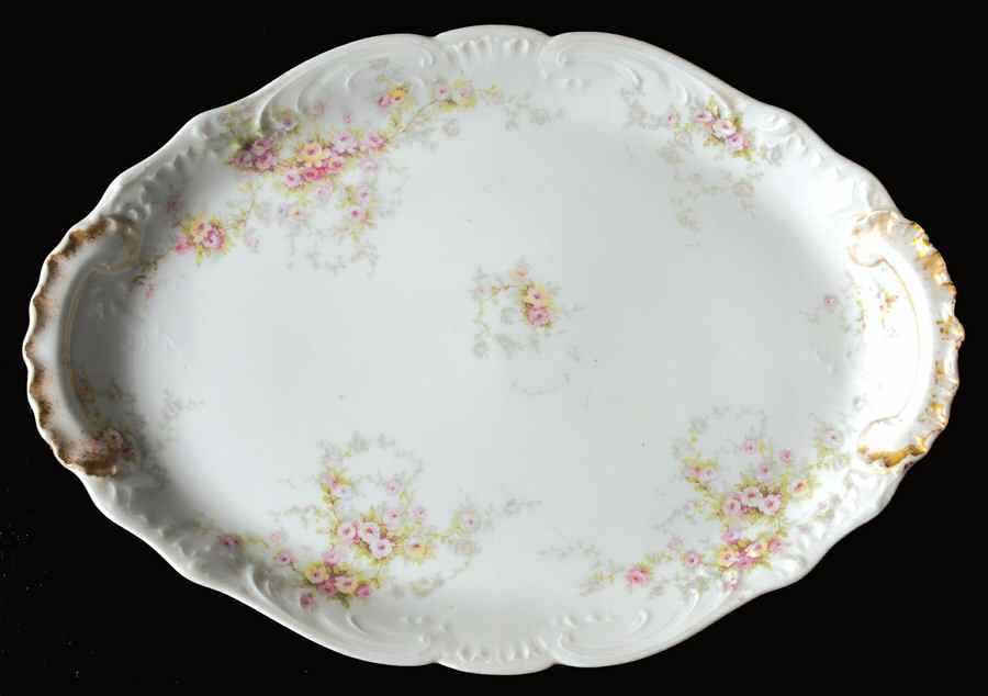 Schleiger 149B 11" Oval Serving Platter by Haviland-1