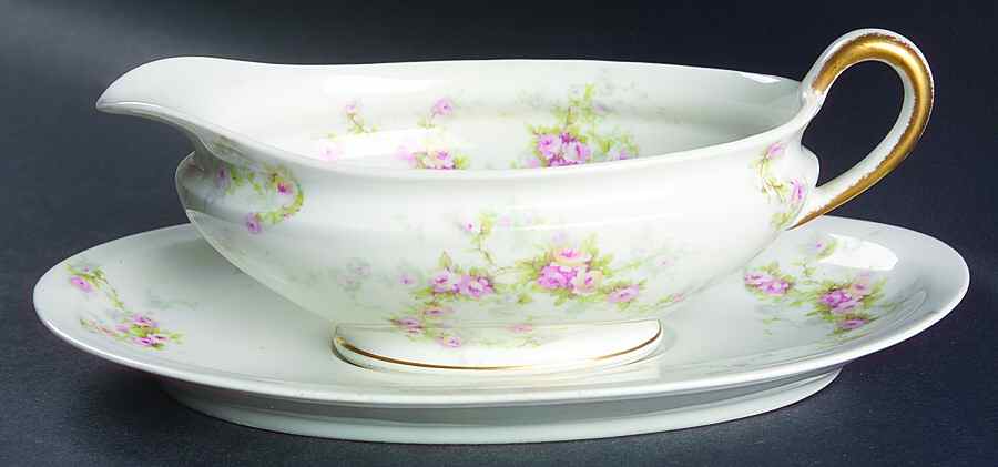 Schleiger 149c Gravy Boat & Underplate by Haviland-1