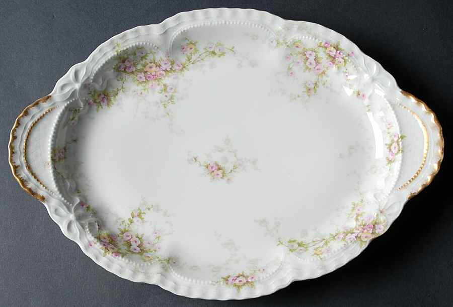 Schleiger 149F 12" Oval Serving Platter by Haviland-1