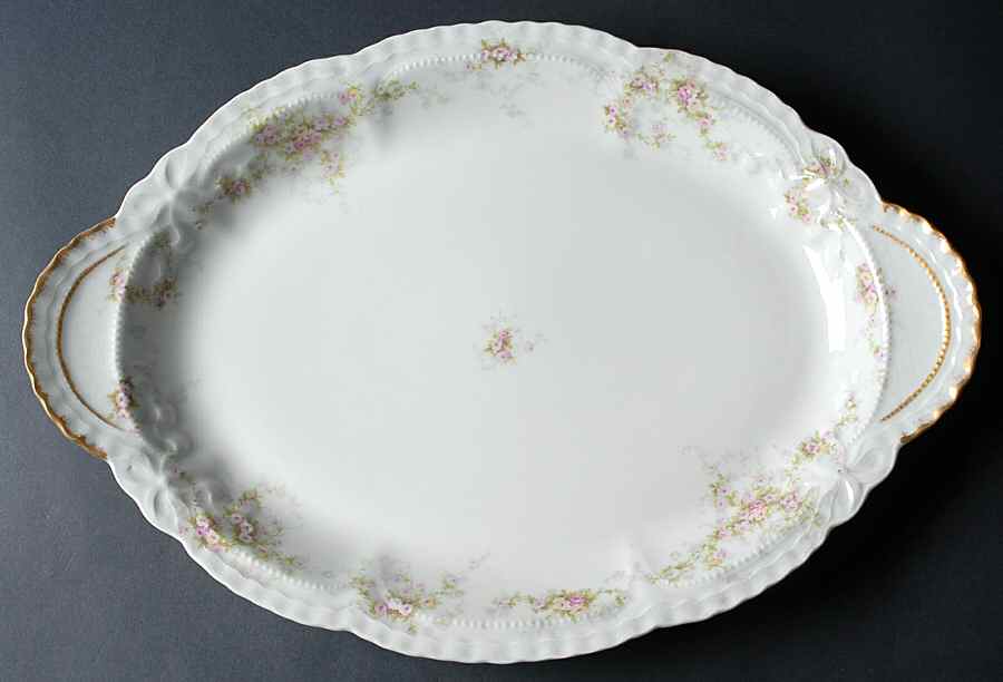 Schleiger 149F 18" Oval Serving Platter by Haviland-1