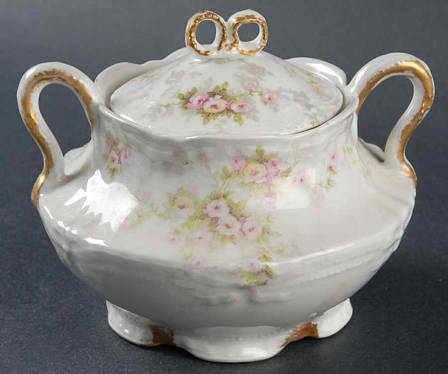 Schleiger 149F Sugar Bowl & Lid by Haviland-1