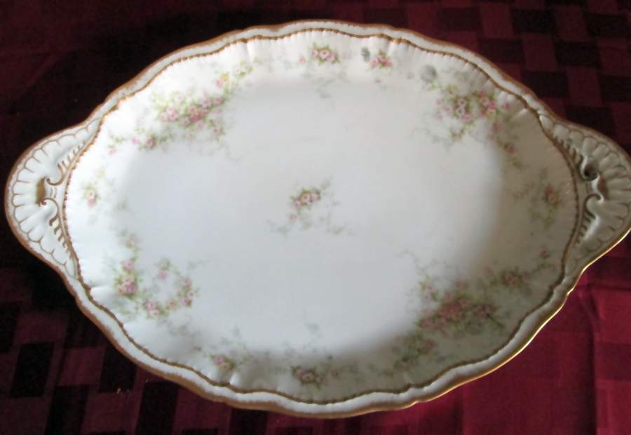 Schleiger 149k 16" Oval Serving Platter by Haviland-1