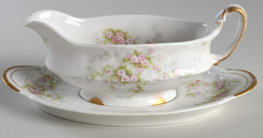 Schleiger 149l Gravy Boat & Underplate by Haviland-1