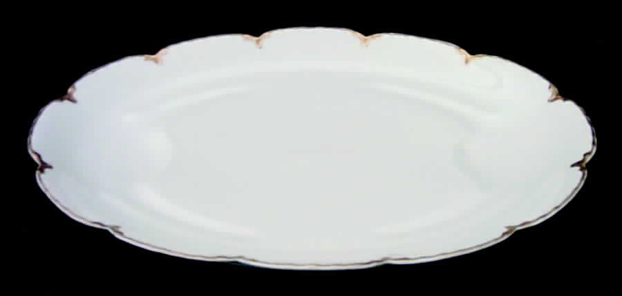 Schleiger 15 18" Oval Serving Platter by Haviland-1