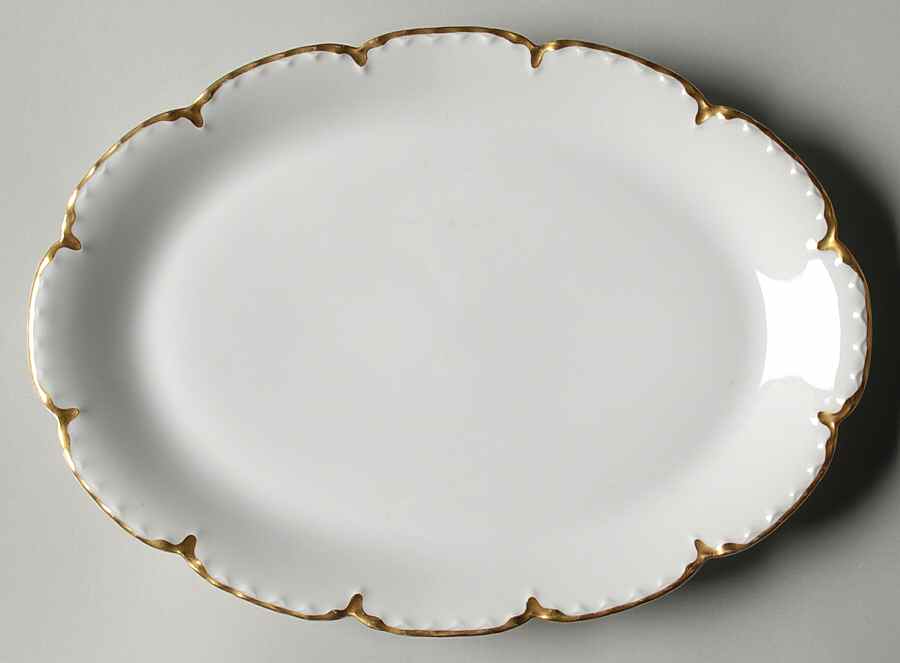 Schleiger 15 11" Oval Serving Platter by Haviland-1