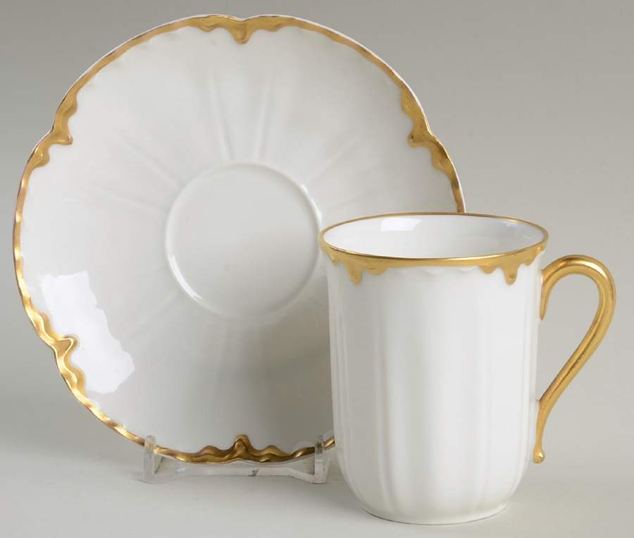 Schleiger 15 Chocolate Cup & Saucer Set by Haviland-1