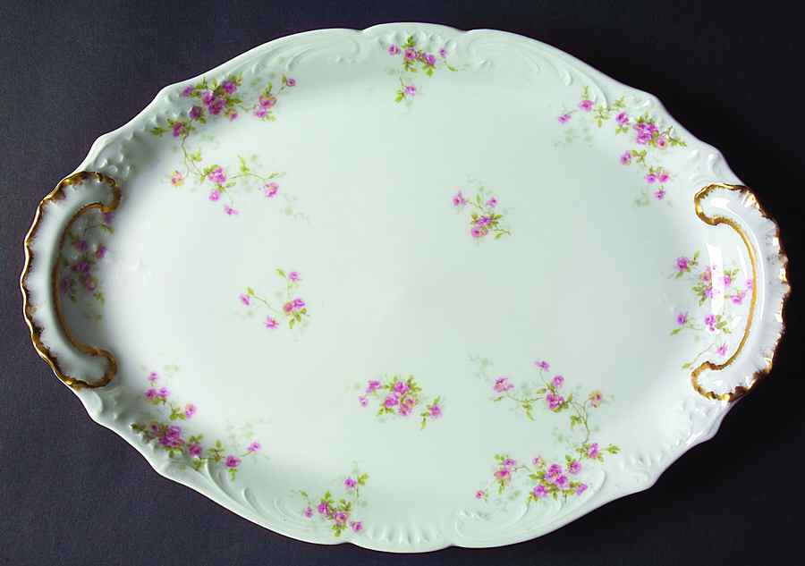 Schleiger 150 16" Oval Serving Platter by Haviland-1
