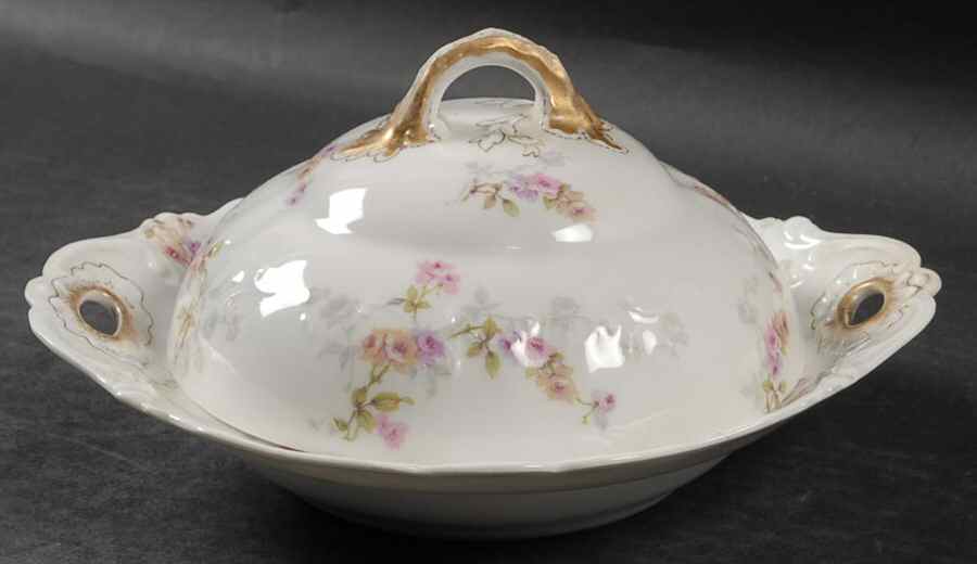 Schleiger 150 Round Covered Butter by Haviland-1