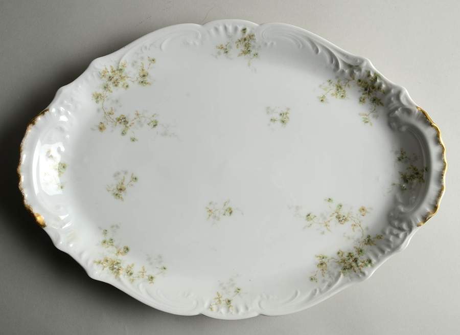 Schleiger 150A 16" Oval Serving Platter by Haviland-1