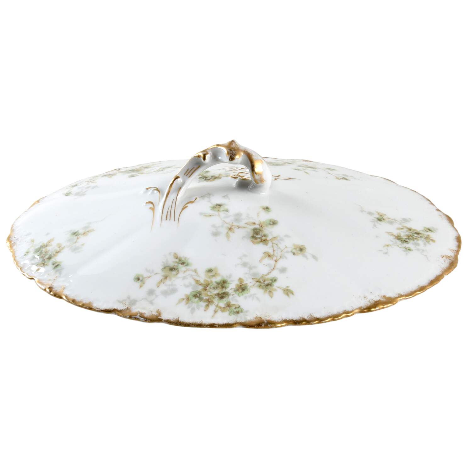 Schleiger 150b Lid for Oval Vegetable by Haviland-1