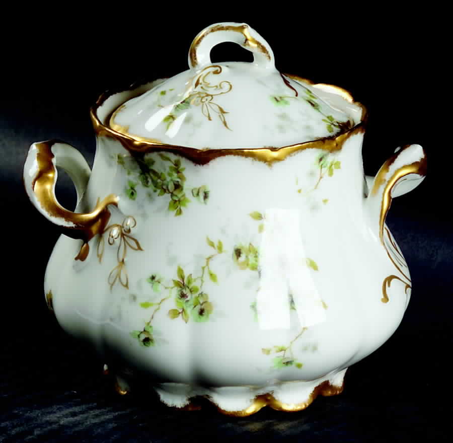 Schleiger 150b Sugar Bowl & Lid by Haviland-1