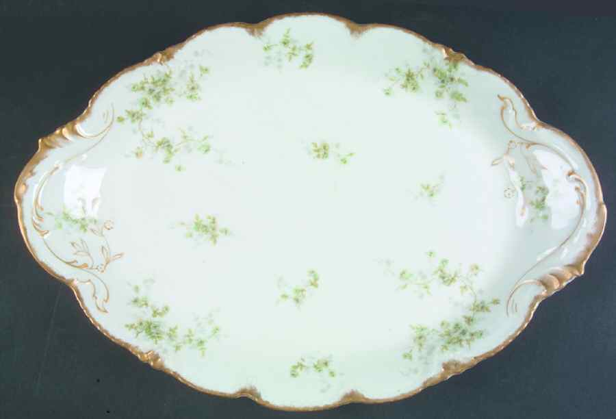 Schleiger 150b 16" Oval Serving Platter by Haviland-1