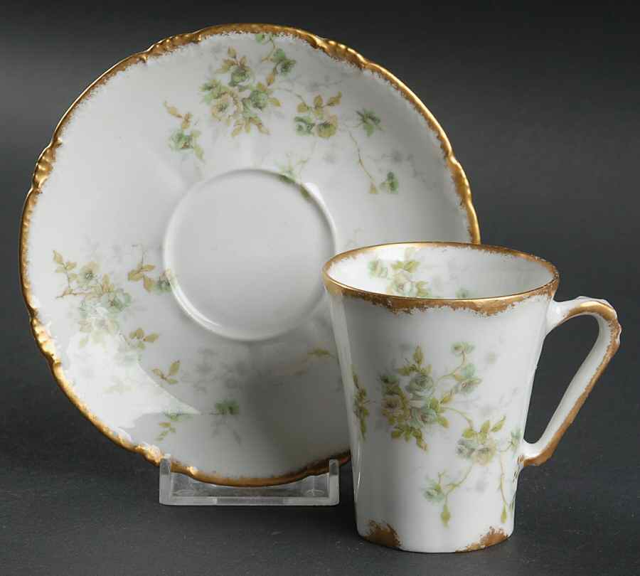 Schleiger 150b Chocolate Cup & Saucer Set by Haviland-1