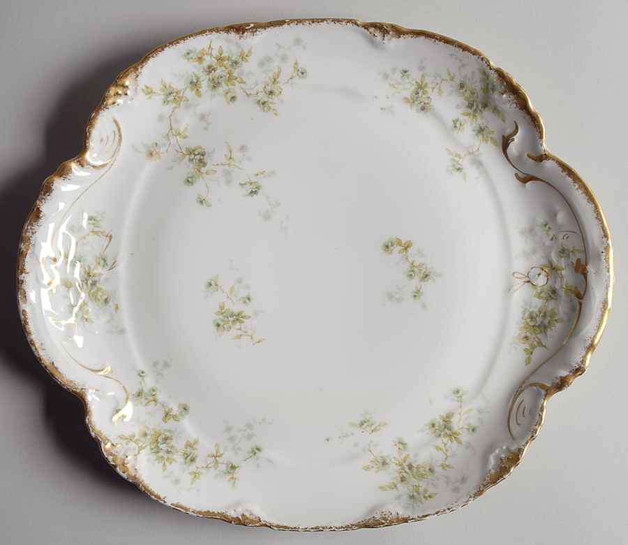 Schleiger 150b Square Handled Cake Plate by Haviland-1